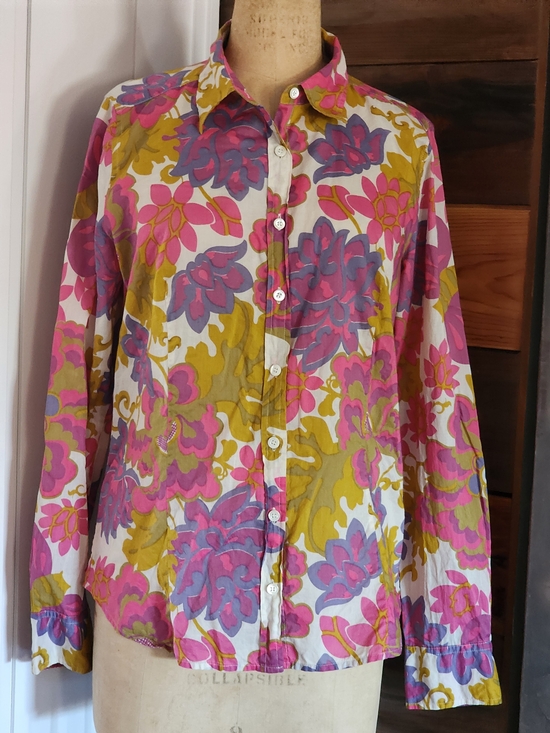 J. Crew Tops - J. Crew Multicolor Floral Button-Up Shirt